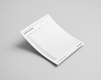 Calorie Tracker Printable/Digital PDF