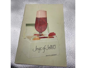 ジェロゼラチンデザートの喜び 1963年 スパイラル綴じ ソフトカバー 96ページ ジェロ