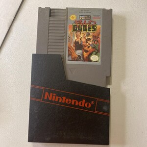 Bad Dudes ORIGINAL Classic video Game Nintendo System 1985 CARTRIDGE NES Sleeve image 7