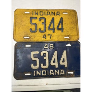 1947 license plate - Etsy 日本