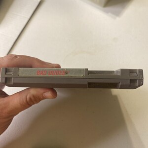 Bad Dudes ORIGINAL Classic video Game Nintendo System 1985 CARTRIDGE NES Sleeve image 6
