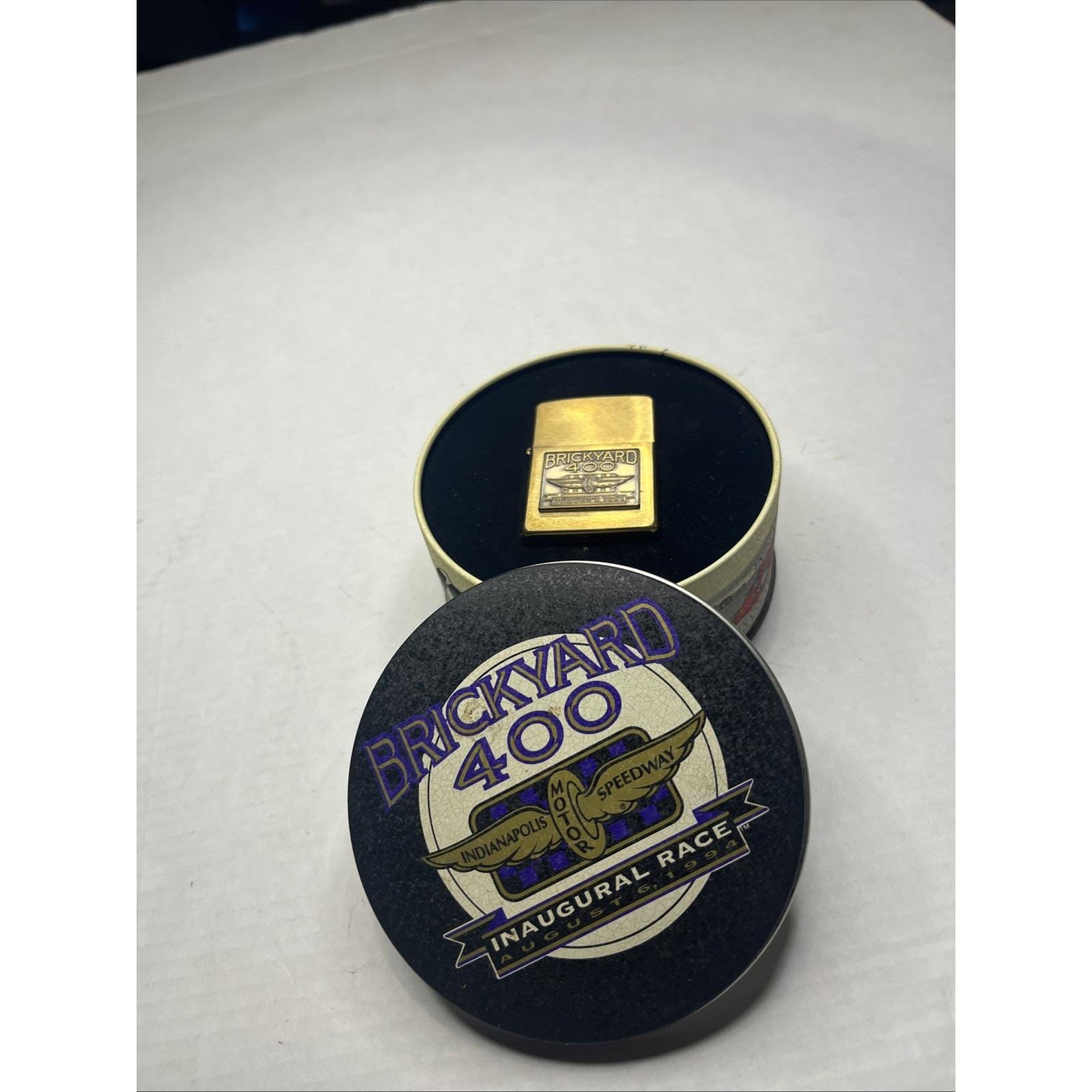 Mint 1994 Nascar Brickyard 400 INAUGURAL Race Zippo COMMEMORATIVE