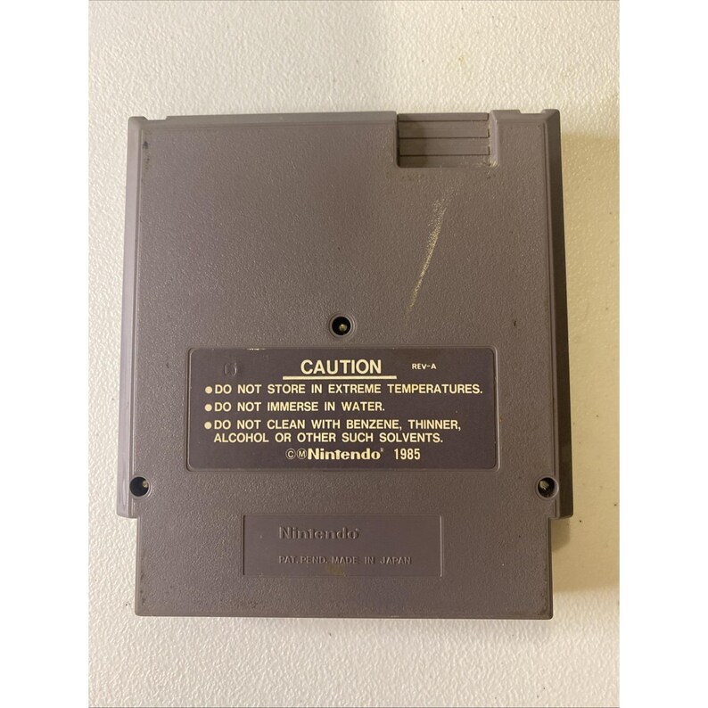 Bad Dudes ORIGINAL Classic video Game Nintendo System 1985 CARTRIDGE NES Sleeve image 2