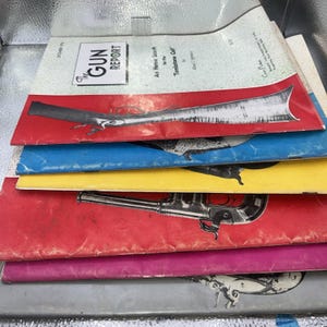 Lot Of 6 gun report magazine Vtg 1970s Rifle Pistol Henry Remington