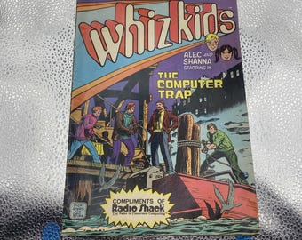 TRS-80 Whiz Kids Die Computer-Falle (1984 Comic Radio Shack) Katze Nr 68-2030
