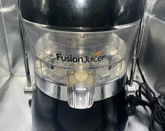 Licuadora Jack LaLanne Fusion Black Power para frutas y verduras, modelo MT-1020-1