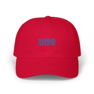 Vintage 1999 Baseball Cap - Retro Hat for Men and Women, Classic Dad Hat, Old School Cap, Vintage Sports Cap, Distressed Style