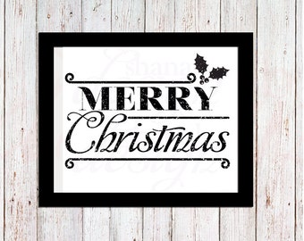 Merry Christmas | Digital Printable File
