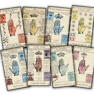 Wahrsagerin Handlesen Tarot Karten Sofortiger Download Wahrsagerin Handkunst Hellsichtig Mystisch Okkult Wahrsagerin Leser Decoupage Clipart 863