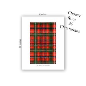 Tartans Plaids Checks Scottish Clan Print Patterns Surnames Printable Download File 96 options Highland Dress Kilt Pattern Samples Antique