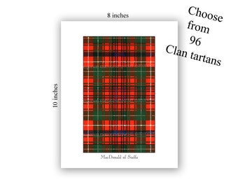 Tartans Plaids Assegni Clan scozzese Modelli di stampa Cognomi Stampabile Scarica File 96 opzioni Highland Dress Kilt Modello Campioni Antico