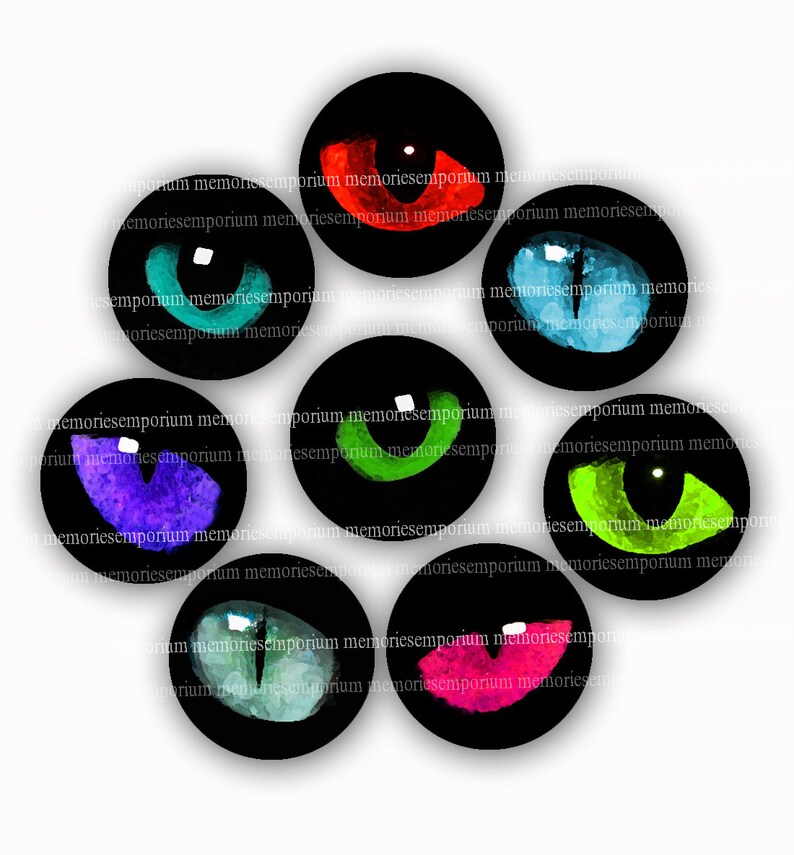 Cat Eyes Printable Digital Paper Download Animal Eyes Painted | Etsy