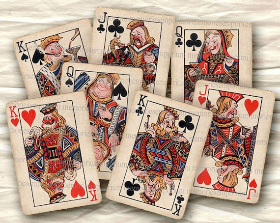 Buy Funny Playing Cards Retro Royals Flushed Tipsy Fifties