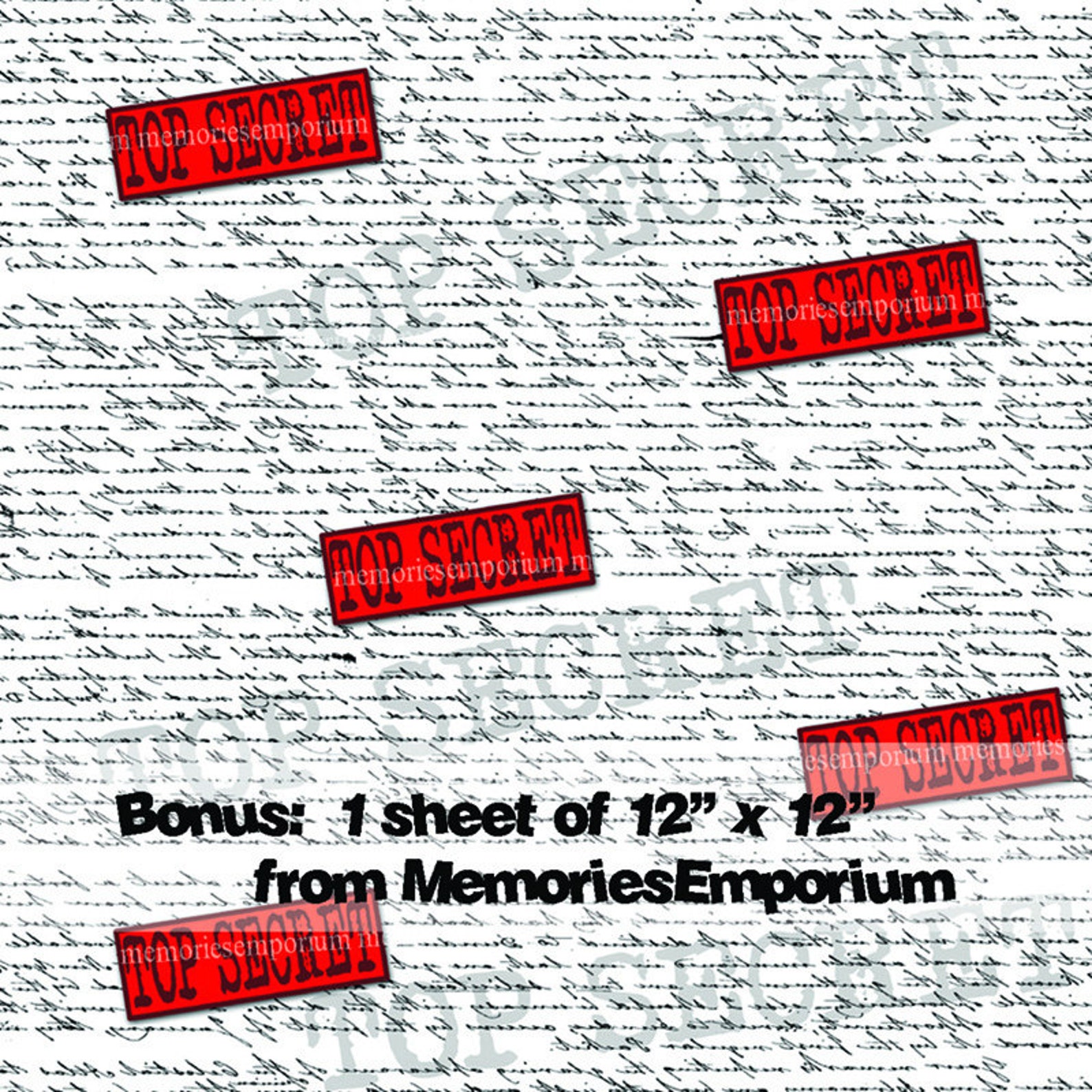 Top Secret Printable Download for Background Paper DIY | Etsy New Zealand