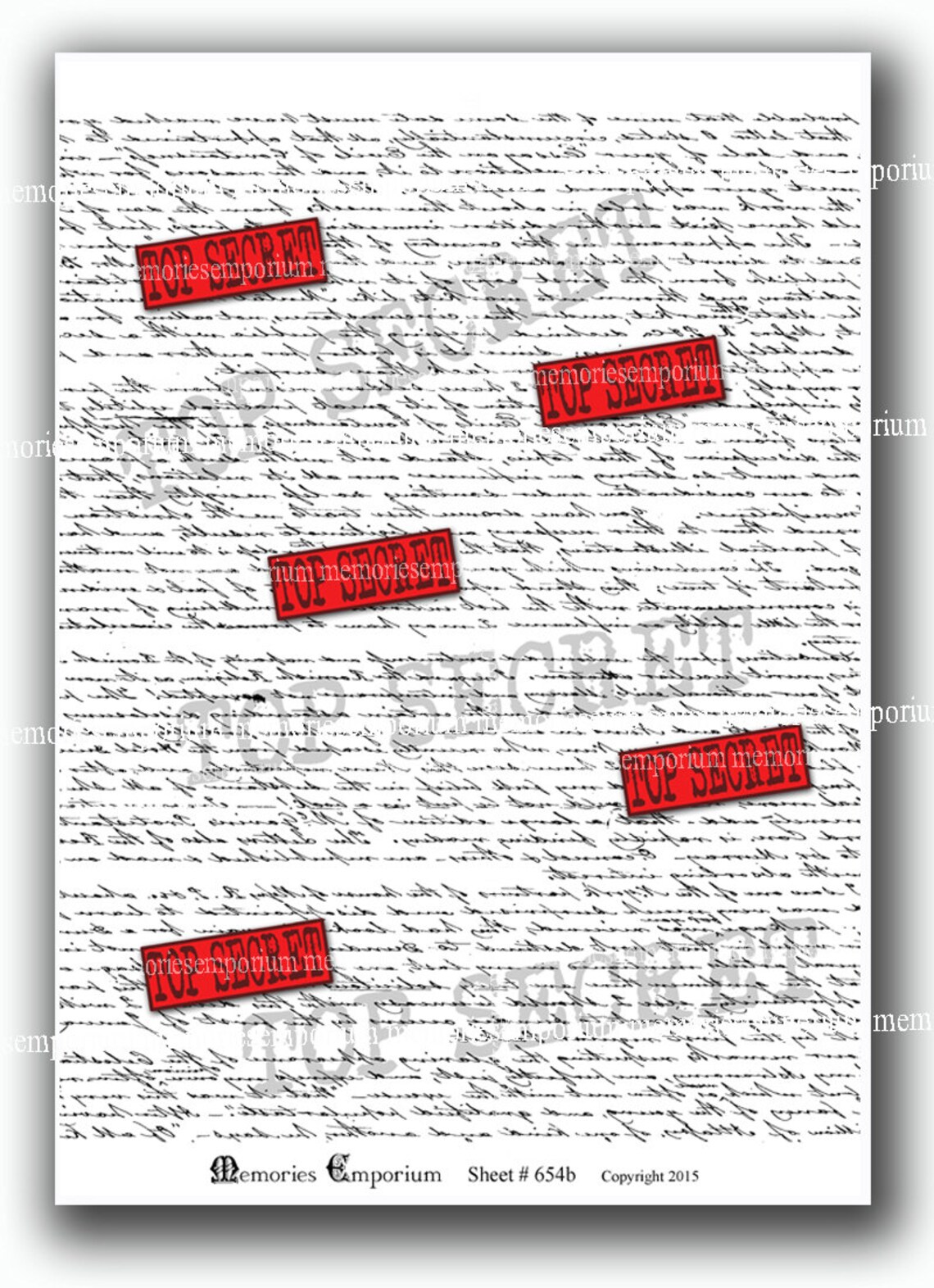 Top Secret Printable Download for Background Paper DIY | Etsy New Zealand