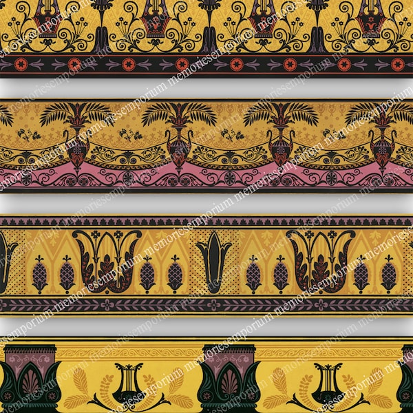 Egyptian Wallpaper Border Etsy New Zealand egyptian-wallpaper-border-etsy-new-zealand