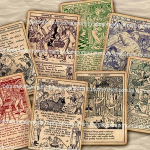 Antike Kinderreime Kinder Bilderbuch Märchenbuch Karte alte Oldtimer Baa Baa schwarze Schafe kleine Junge blau digitale Collage Blatt 317