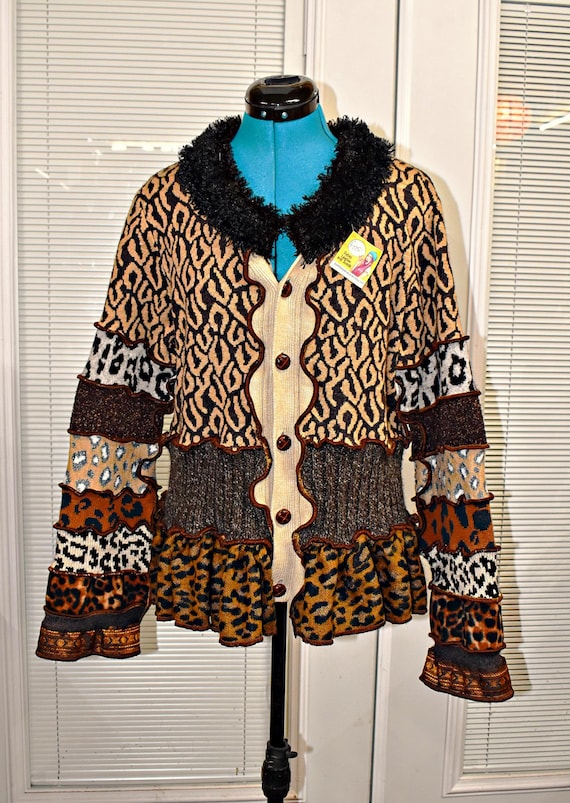 Short Sweater Jacket Etsy UK