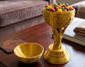 ¡Cofre/contenedor de almacenamiento del trofeo dorado de la FIFA 2026!