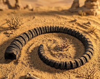 Flexi Dune inspired sand worm!