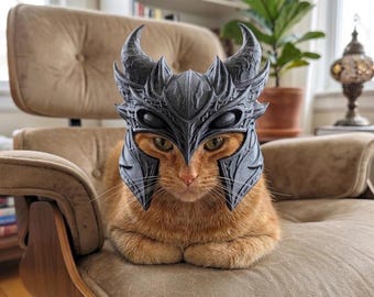 Skyrim Daedric Style Katzenhelm!