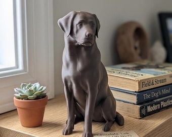 3D Printed Labrador Retriever Figurine