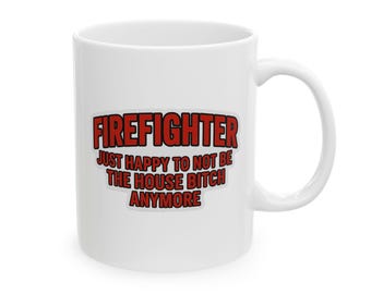 Grappige promotiemok brandweerman: cadeau sarcastisch brandweerkazerne