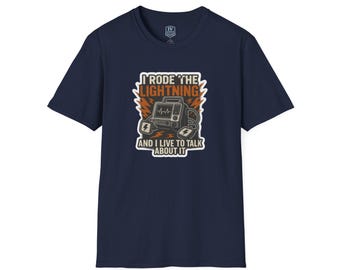 Lightning Rider T-Shirt: Electric Storm Graphic Tee