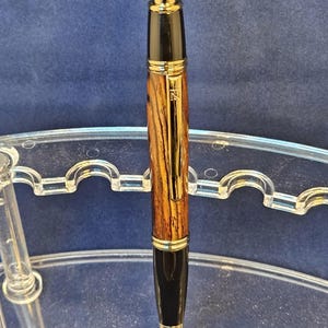 Gatsby Cocbolo and Gold Click Kugelschreiber