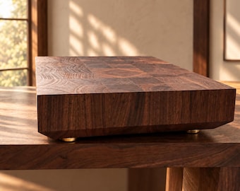 3" Thick Solid Walnut End-Grain Butcher Block