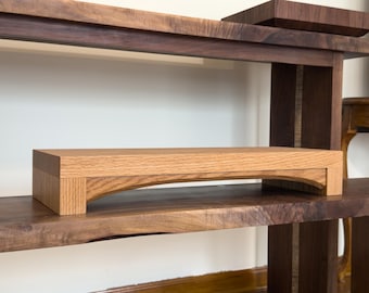 23" Solid Oak Architectural Serving Riser