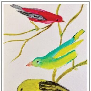 5.5 X 4 Carte postale plate 3 Sœurs Sassy