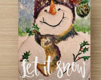 Carol the Snowman Holiday Card- Various