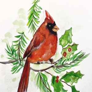 Carte de note vierge 5x5 x 4: Cardinal