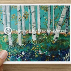 Secret Garden - Horizontal gefaltete Notizkarten - 5,5"x4"
