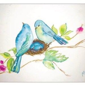 Spring Blue Birds