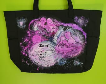 Bolsa pintada à mão "Inner Fusion"