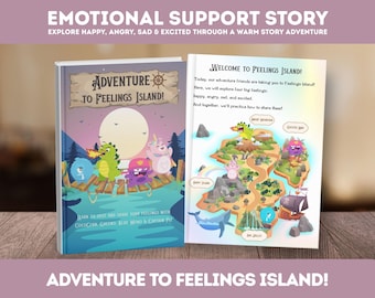 Adventure to Feelings Island! | Social Emotional Learning Activities for Kids | Preschool Printable Workbook