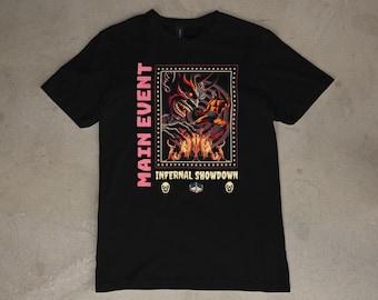Camiseta "Lucha contra demonios" - Camiseta gráfica de cultura pop indie