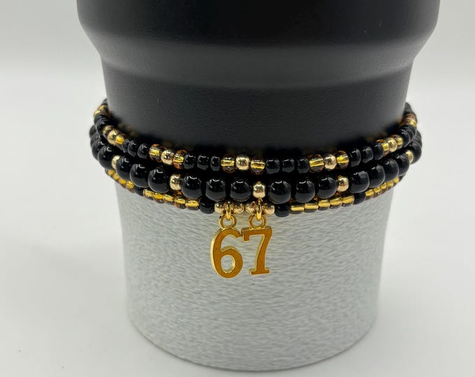 67 Tumbler Bracelet Stack | Stanley Cup Accessory  | Tumbler Bracelet Stack | 67