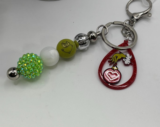 Christmas Grinch Stanley Cup Straw Charm:  | Straw Charm  | Holiday  | Grinch |