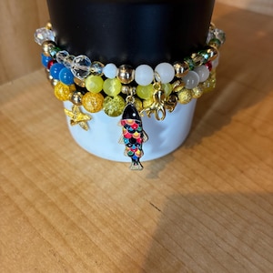 Buntes Stanley Cup Armband | Becher Zubehör | Stanley Bettelarmband | Becher Armband | Dehnbares Cup-Armband