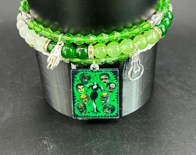 Munster Stanley Cup Bracelet | Tumbler Accessories  | Stanley Charm Bracelet | Tumbler Bracelets | Stretchy Cup Bracelet