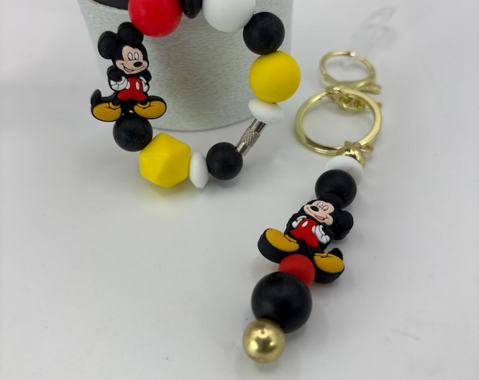 Mouse Ears | Magical Stanley Cup Bracelet:  Mouse Inspired Cup Handle Bracelets | Straw Charm |