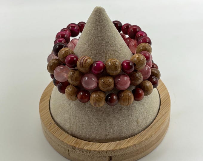 A Wine Barrel Repurposed Single Strand Bracelets | Barrel Wood Bracelet  | Wine Barrel Bracelet | 7 3/4 inch bracelets