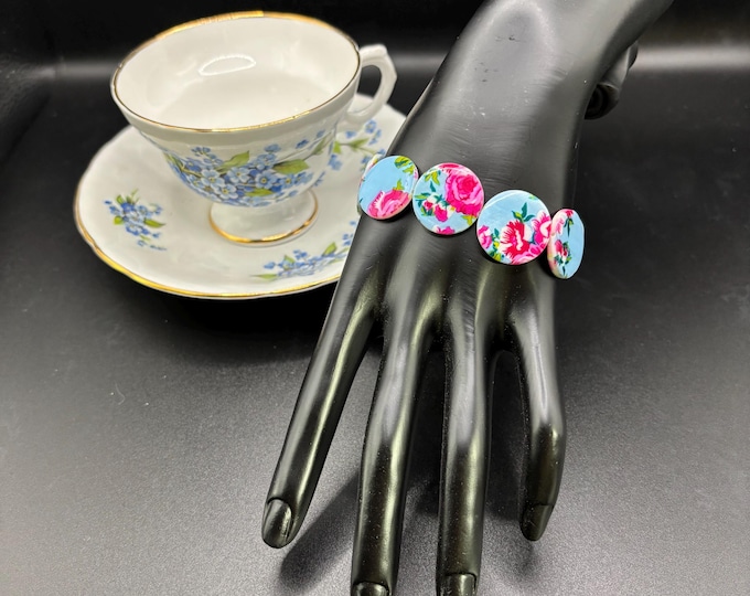 Blue Regency Era bracelet | Stretch Bracelet | Romance Inspired | Ton Inspired