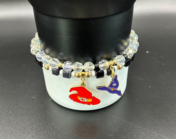 Halloween Stanley Cup Bracelet | Tumbler Accessories  | Stanley Charm Bracelet | Tumbler Bracelets | Stretchy Cup Bracelet