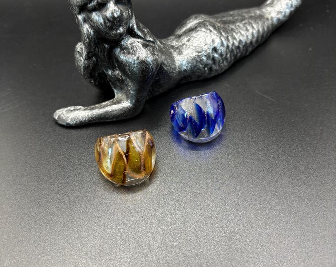 Size 7 1/4 Assorted Glass Rings | Millefiori Glass Rings | Murano Inspired Glass Rings