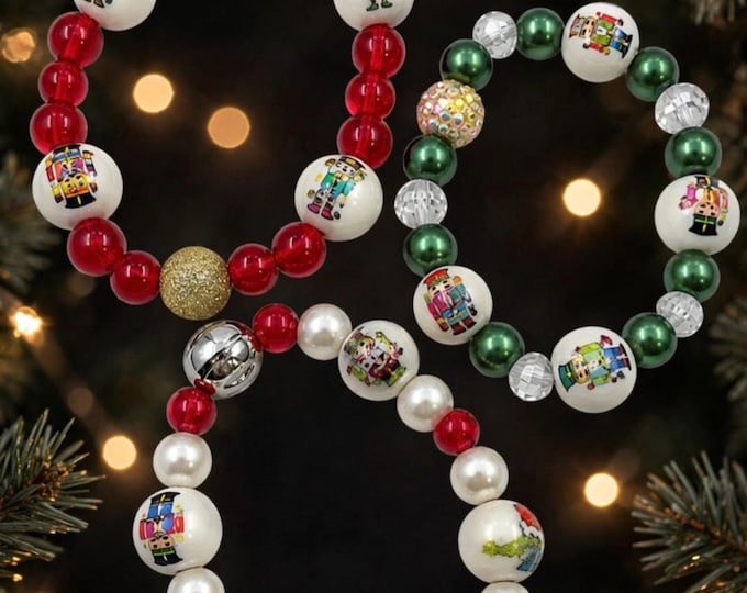 Christmas Nutcracker Bracelet  |  Christmas Bracelet | Holiday Bracelet | Nutcracker