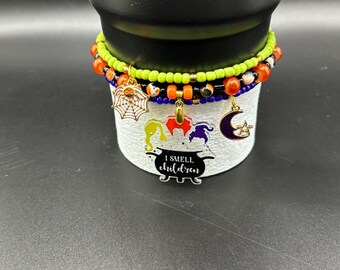 Hokus Pokus Stanley Cup Armband | Becher Zubehör | Stanley Bettelarmband | Becher Armbänder | Dehnbares Cup-Armband